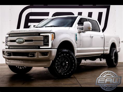 2019 Ford Super Duty F 250 Srw King Ranch Crew Cab 4wd 65765 Miles White Diesel Used Ford F