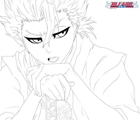 Bleach Toshiro Hitsugaya Line By Aagito On Deviantart Bleach Male