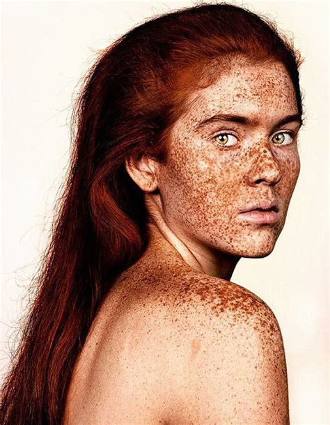 Unique Beauty Of Freckled People Documented By Brock Elbank Red Hair