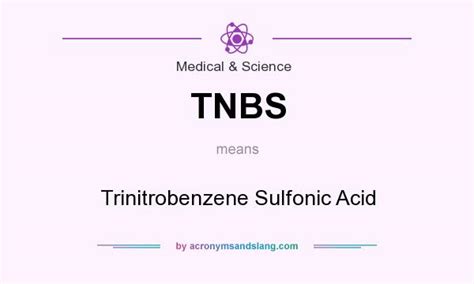 Tnbs Trinitrobenzene Sulfonic Acid In Medical And Science By