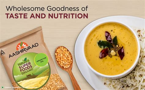 Aashirvaad Nature S Super Foods Organic Arhar Tur Dal Pouch Kg