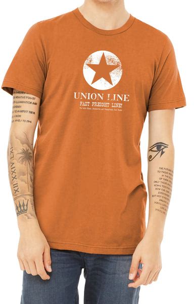 Union Line Faded Glory Shirt Mohawk Design