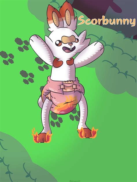 Scorbunny By Alexnoiver On Deviantart