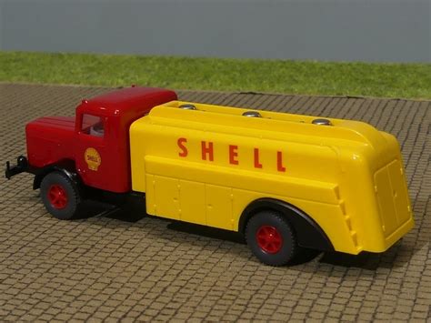 Modellspielwaren Reinhardt Wiking B Ssing Shell Tank Lkw