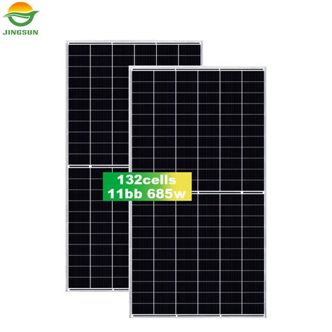 New Monocrystalline Silicon Jingsun Carton Box PV Solar Panel Mono Half