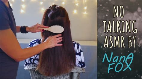 Relax And Feel At Peace With This Gentle Hair Play And Brush Session