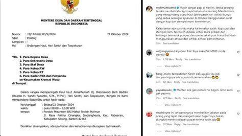 Mantan Menkopolhukam Mahfud MD Senggol Mendes PDT Yandri Susanto Gegara