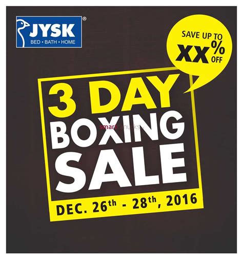 Jysk Ca Boxing Day Flyer December To