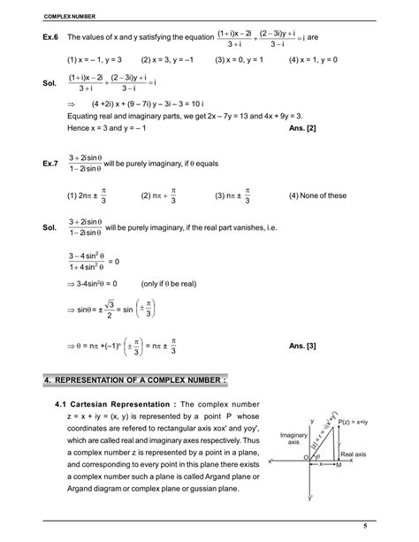 Complex Numbers Class 11 Notes For Iit Jee