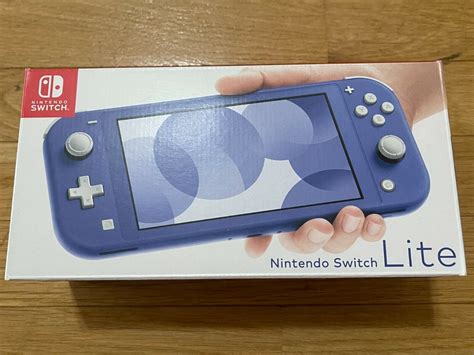 New Nintendo Handheld Gaming Console Switch Lite Blue In Hand Fast Ship