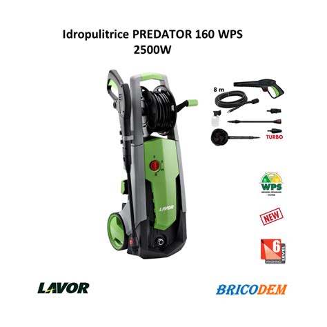 Idropulitrice Lavor PREDATOR 160 Acqua Fredda Con Avvolgitubo 160 Bar