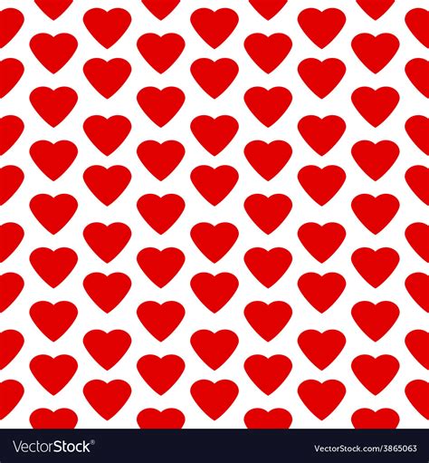 Love Heart Seamless Pattern Royalty Free Vector Image