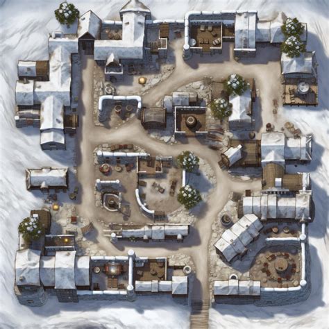 Mountain City Battlemaps Dnd Battle Map Pathfinder Dungeons And