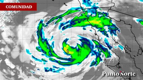 Hurac N Kay Traer Vientos Y Lluvia A Baja California Punto Norte