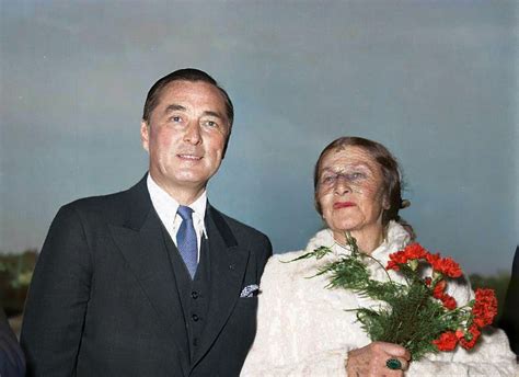 Count Coudenhove Kalergi With His Wife Ida Roland 1948 In 2023 Wife