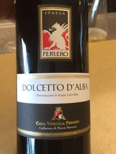 Casa Vinicola Ferrero Dolcetto D Alba Vivino Us