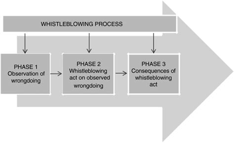 Whistleblowing Process Described On The Basis Of The Existing