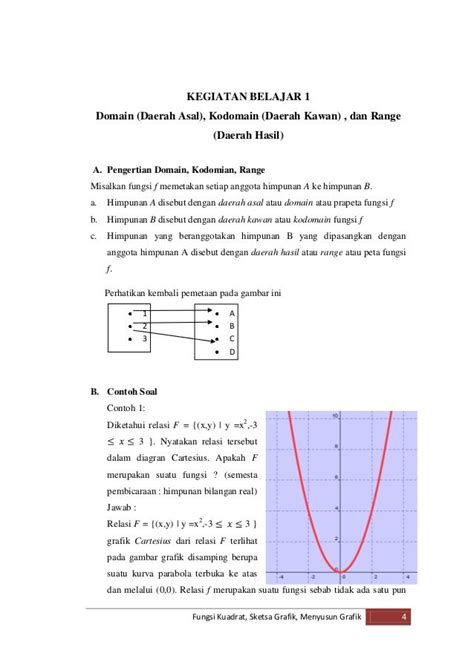 Contoh Soal Grafik Fungsi Kuadrat Melalui 3 Titik Download Soal Pdf