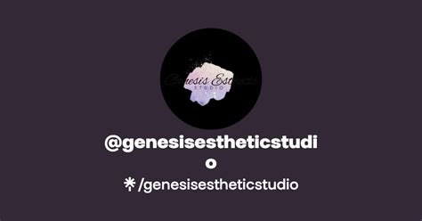 Genesisestheticstudio Instagram Facebook TikTok Linktree