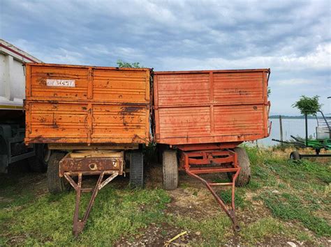 Remorca Agricola Basculabila Tone Basculare Hidraulica La Tractor