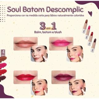 Batom Em Efeito Natural Soul Descomplic Eudora Balm Blush G