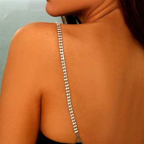 YLJ020SC Rhinestone Lingerie Rhinestone Bra Straps Rhinestone Panties