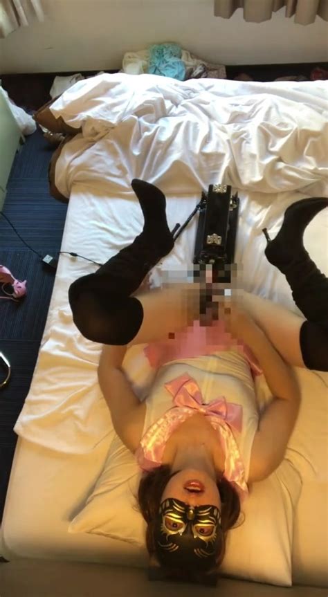 Asian Crossdresser Ayumi Getting Off Ass Fucking Faux Cock Machine