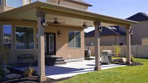 Stucco Trim Patio Covers In Utah Boyds Custom Patios Backyard