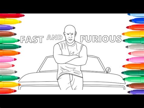 Fast And Furious Coloring Pages