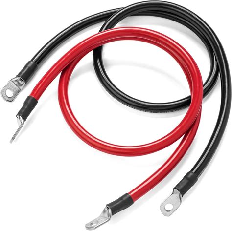 Amazon Awg Gauge Red Black Pure Copper Battery Inverter Cables