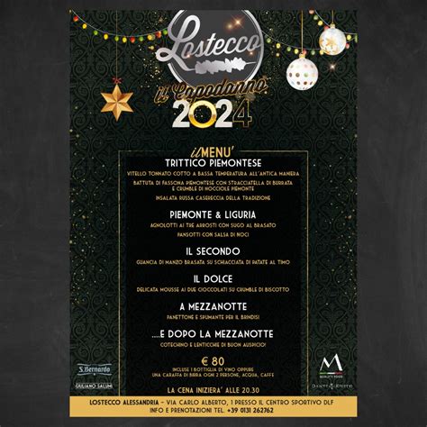 Capodanno Cenone Musica Lostecco Steakhouse Birreria