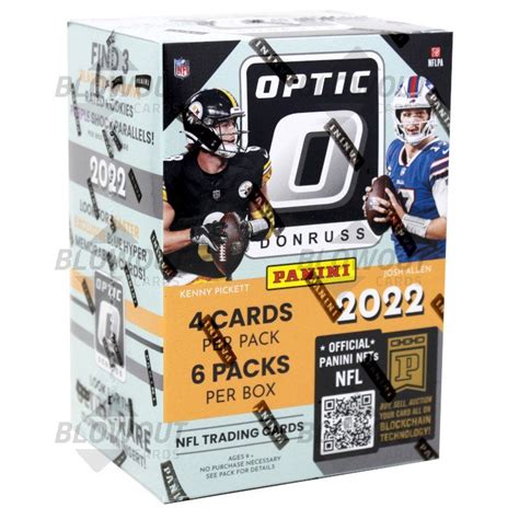 2022 Panini Donruss Optic Football Blaster Box