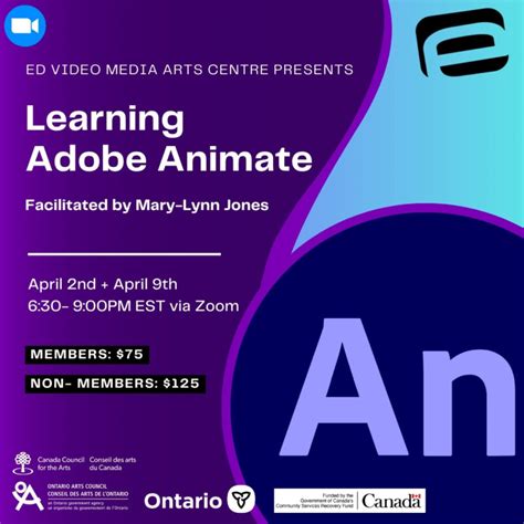 Learning Adobe Animate Guelph Arts Council