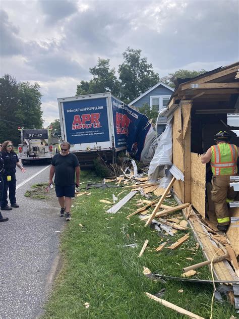 Box Truck Crashes Into Home In Lebanon County