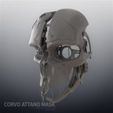 Corvo Attano Dishonored Mask - WIP 01 by mogcaiz on DeviantArt