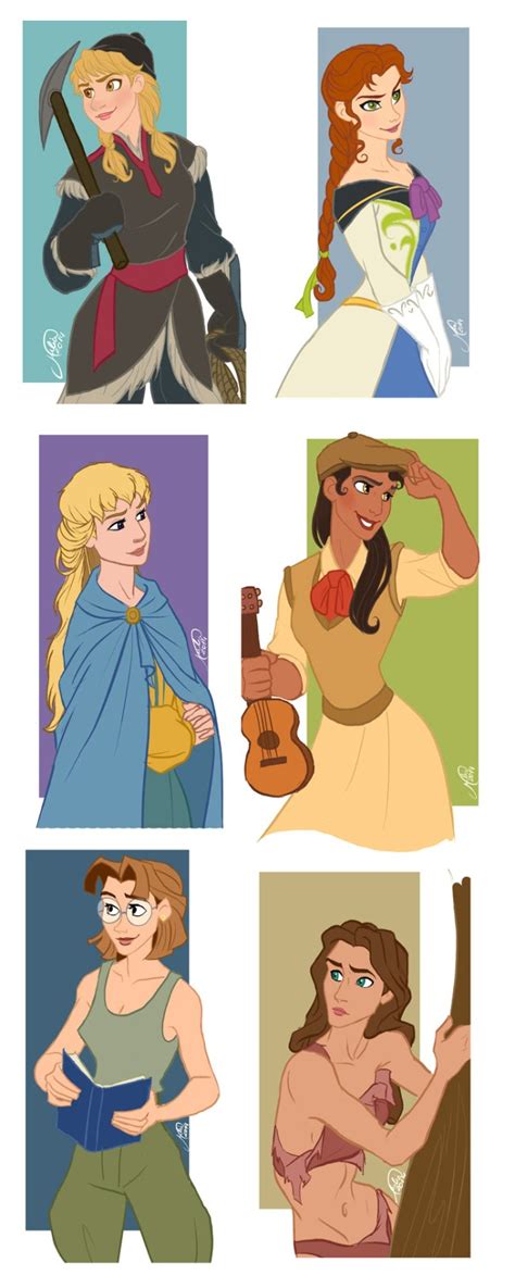 Disney Characters Genderbent Fan Art Media Chomp