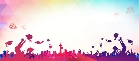 Graduation Season Background Graduation Ceremony Cheering Background