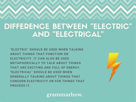 "Electric" vs. "Electrical": Learn The Difference! (15+ Examples)