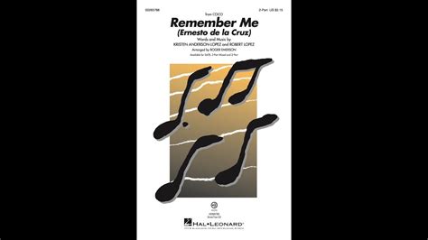 Remember Me 2 Part Choir Arranged By Roger Emerson Youtube