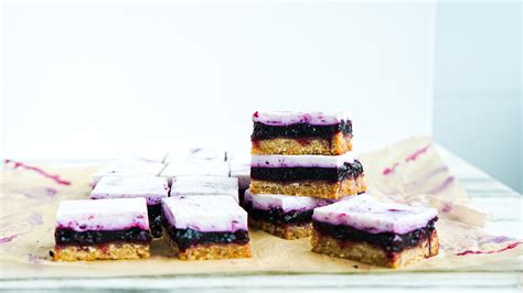 Blueberries And Cream Bars — Elena Besser