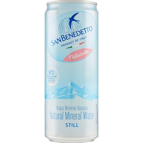 Agua Mineral Natural Lata Cl San Benedetto Supermercado El Corte