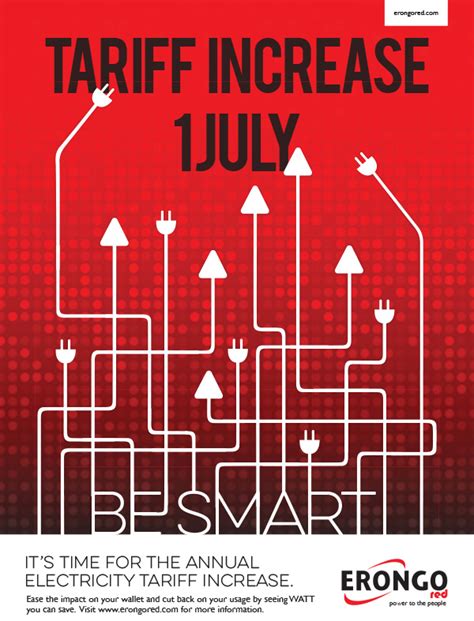 Tariff Increase Erongored