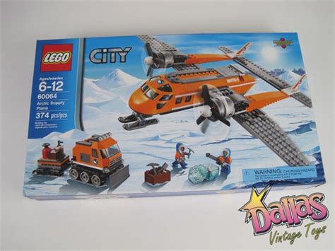 2014 Lego 60064 City Arctic Supply Plane 374 Pieces 1a