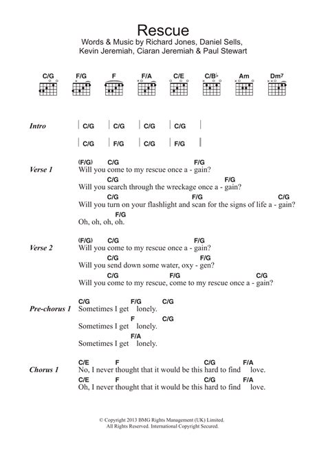 Rescue by The Feeling - Guitar Chords/Lyrics - Guitar Instructor