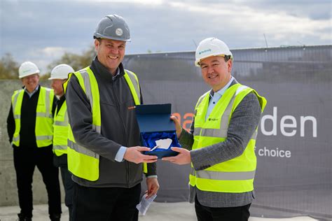 St Olaves Celebrates Topping Out Thomas Sinden Limited