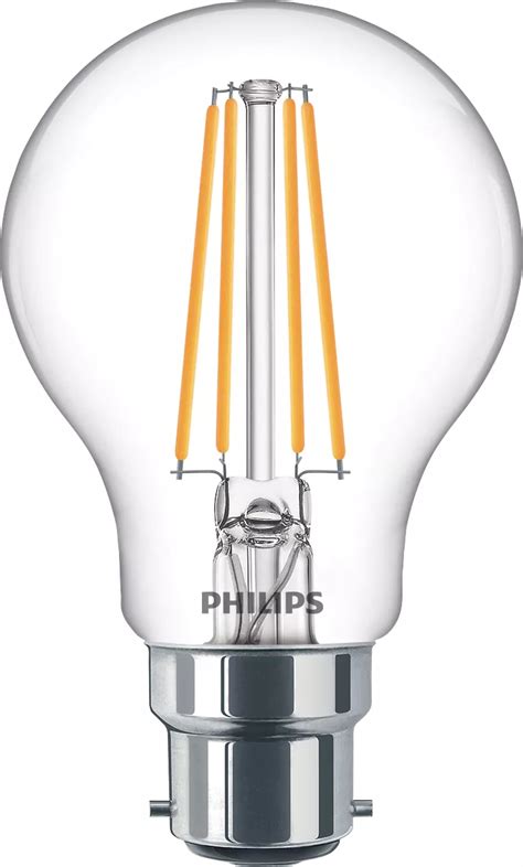 LED Filament Bulb Clear 60W A60 B22 8718699762971 | Philips