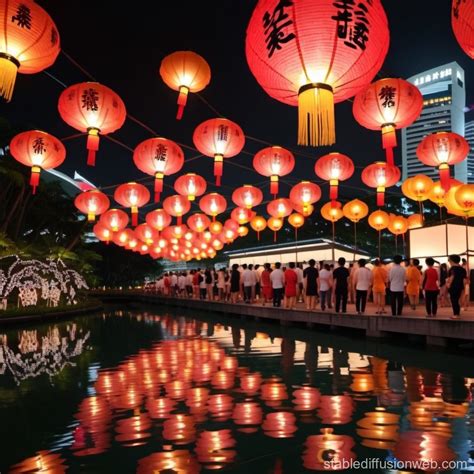 singapore lantern festival stable diffusion