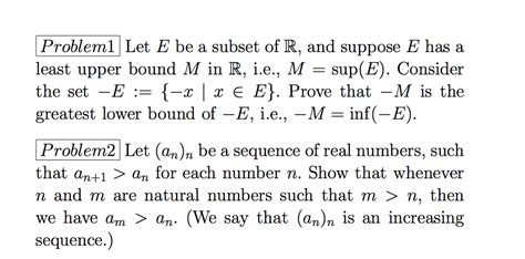 Solved Let E Be A Subset Of R And Suppose E Has A Least Chegg