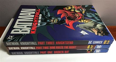 comicsvalue.com - Batman Knightfall Complete Set TPB DC COMIC BATMAN BANE Graphic Novel Lot ...