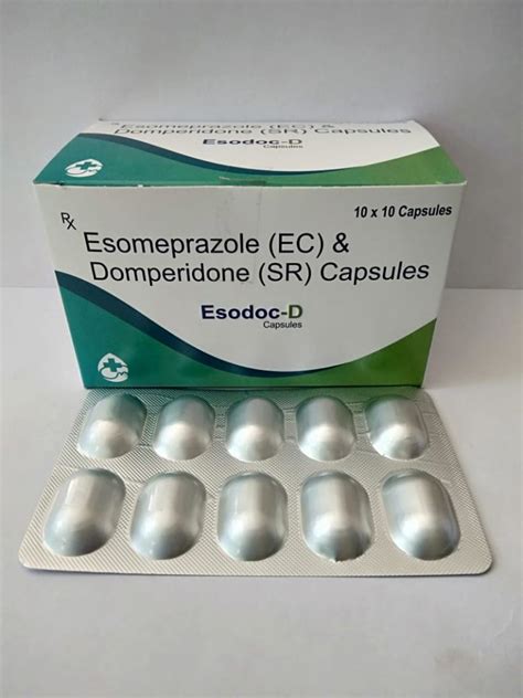 Esodoc D Allopathic Esomeprazole Ec Domperidone Sr Capsules Rs